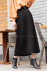 Modalamelif Kemerli Mira Etek Siyah