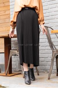 Modalamelif Kemerli Mira Etek Siyah