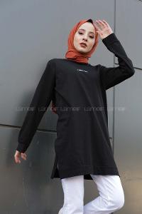 Modalamelif A Better Baskılı Sweatshirt Siyah