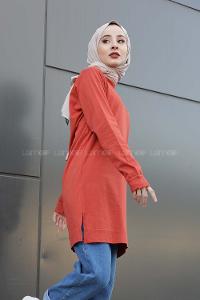 Modalamelif A Better Baskılı Sweatshirt Taba