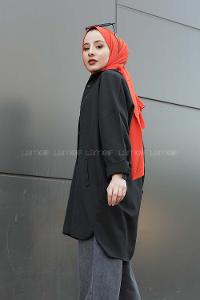 Modalamelif Boyfirend Gömlek Siyah