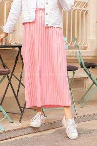 Modalamelif Kemerli Mira Etek Şeker Pembesi