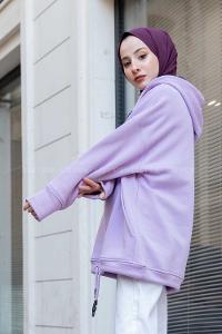 Modalamelif  Berendıne Z Üç İplik Sweat Lila