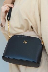 Modalamelif Deri Görünümlü Çanta Siyah