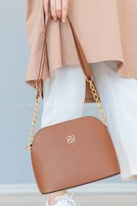 Modalamelif Deri Görünümlü Çanta Taba