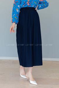 Modalamelif Kemerli Mira Etek Lacivert