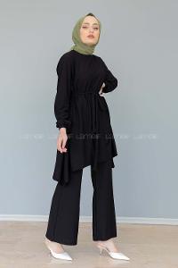 Modalamelif Kol Bağlamalı İspanyol Takım Siyah