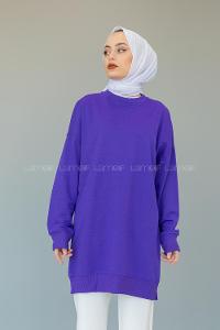 Modalamelifi Düz  Celina Tunik Mor