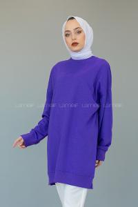 Modalamelifi Düz  Celina Tunik Mor