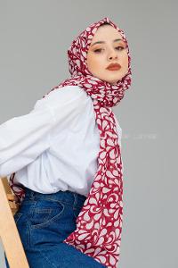 Modalamelif Bordo Damla Şal