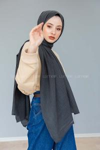 Modalamelif Kömür Stor Desen Şal