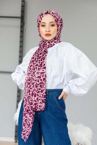 Modalamelif Pudra-Mürdüm Damla Şal
