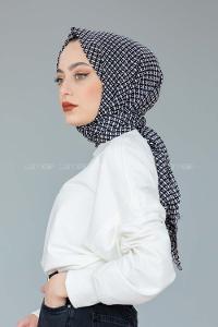 Modalamelif Siyah Beyaz Koleksiyon Arpa Desen