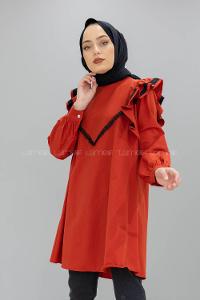 Modalamelif Önü Dantel Detaylı Kiremit