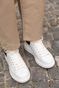 Modalamelif Kalın Taban Spor Ayakkabı Beyaz