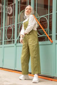 Modalamelif Bol Paça Tulum Haki