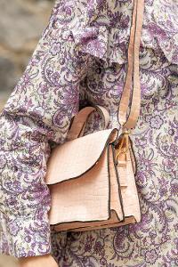 Modalamelif  Desen Rugan Çanta Pudra