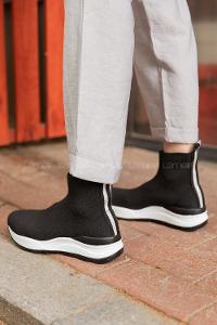 Modalamelif Bilekte Siyah Spor Ayakkabı