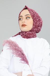Modalamelif Açık Mor Ağaç Dalı Şal