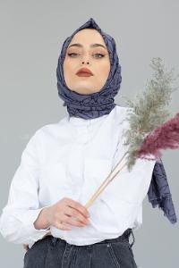 Modalamelif Antrasit Ağaç Dalı Şal