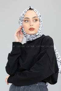 Modalamelif Beyaz Ağaç Dalı Şal