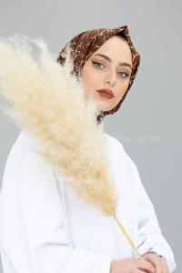 Modalamelif Çikolata Kahve Ağaç Dalı Şal