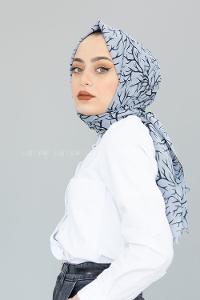 Modalamelif Gümüş Ağaç Dalı Şal