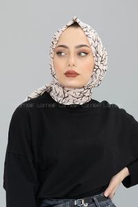 Modalamelif Krem Ağaç Dalı Şal