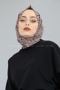 Modalamelif Küllü Kahve Ağaç Dalı Şal