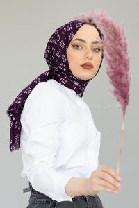 Modalamelif Mor Minimalist Şal