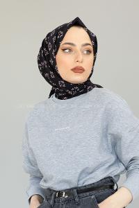 Modalamelif Siyah Minimalist Şal