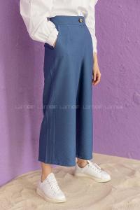 Modalamelif Bol Paça Pantolon Mavi