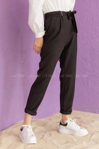 Modalamelif Beli Lastikli Havuç Pantolon Siyah