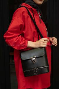 Modalamelif Eva Fermurlı Çanta Siyah