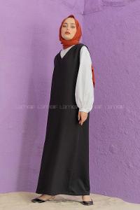 Modalamelif Duble Krep Jile Siyah