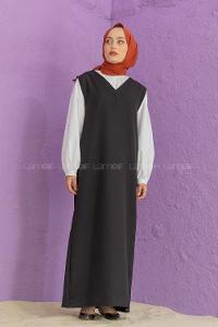 Modalamelif Duble Krep Jile Siyah