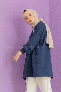 Modalamelif Armalı Sweat Lacivert