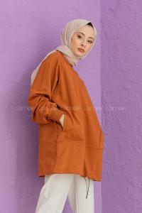 Modalamelif Armalı Sweat Taba