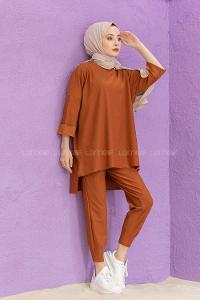 Modalamelif Düşük Kol İkili Takım Taba