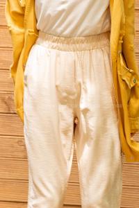 Modalamelif Bel Lastikli Pantolon Taş