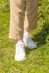 Modalamelif Düz Renk Beyaz  Spor Ayakkabı