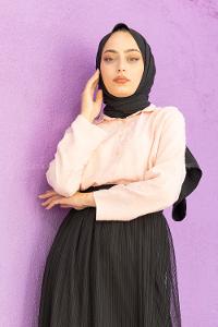 Modalamelif Ponpon Gömlek Pudra