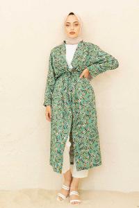 Modalamelif Otantik Kimono Pastel Yeşili