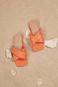 Modalamelif Çapraz Terlik Oranj