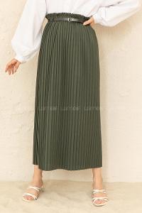 Modalamelif Kemerli Mira Etek Yeşil