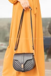 Modalamelif Toka Detaylı Çapraz Çanta Siyah