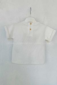 Modalamelif Erkek Bebek Aslan Nakışlı Tişört