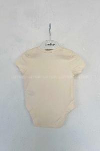 Modalamelif Kız Bebek Pamuklu Çıtçıtlı Body Krem