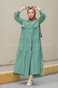 Modalamelif Hakim Yaka Kol Lastikli Çağla Yeşili