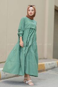 Modalamelif Hakim Yaka Kol Lastikli Çağla Yeşili